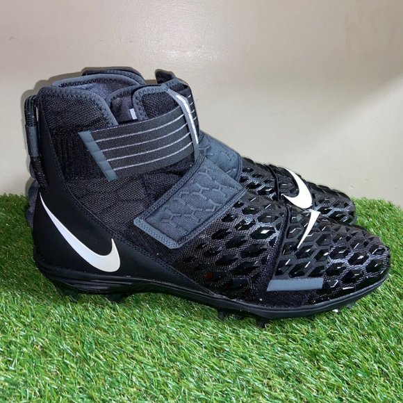 Nike Force Savage Elite 2 Football Cleats Black White AH3999-001 Men Size NEW
